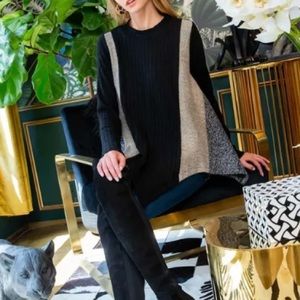 THML Color Block Sweater NWT